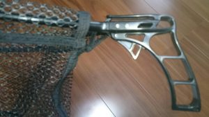 ガンフレームエアーのグリップ