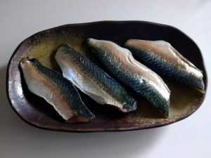 鳥取鯖を調理