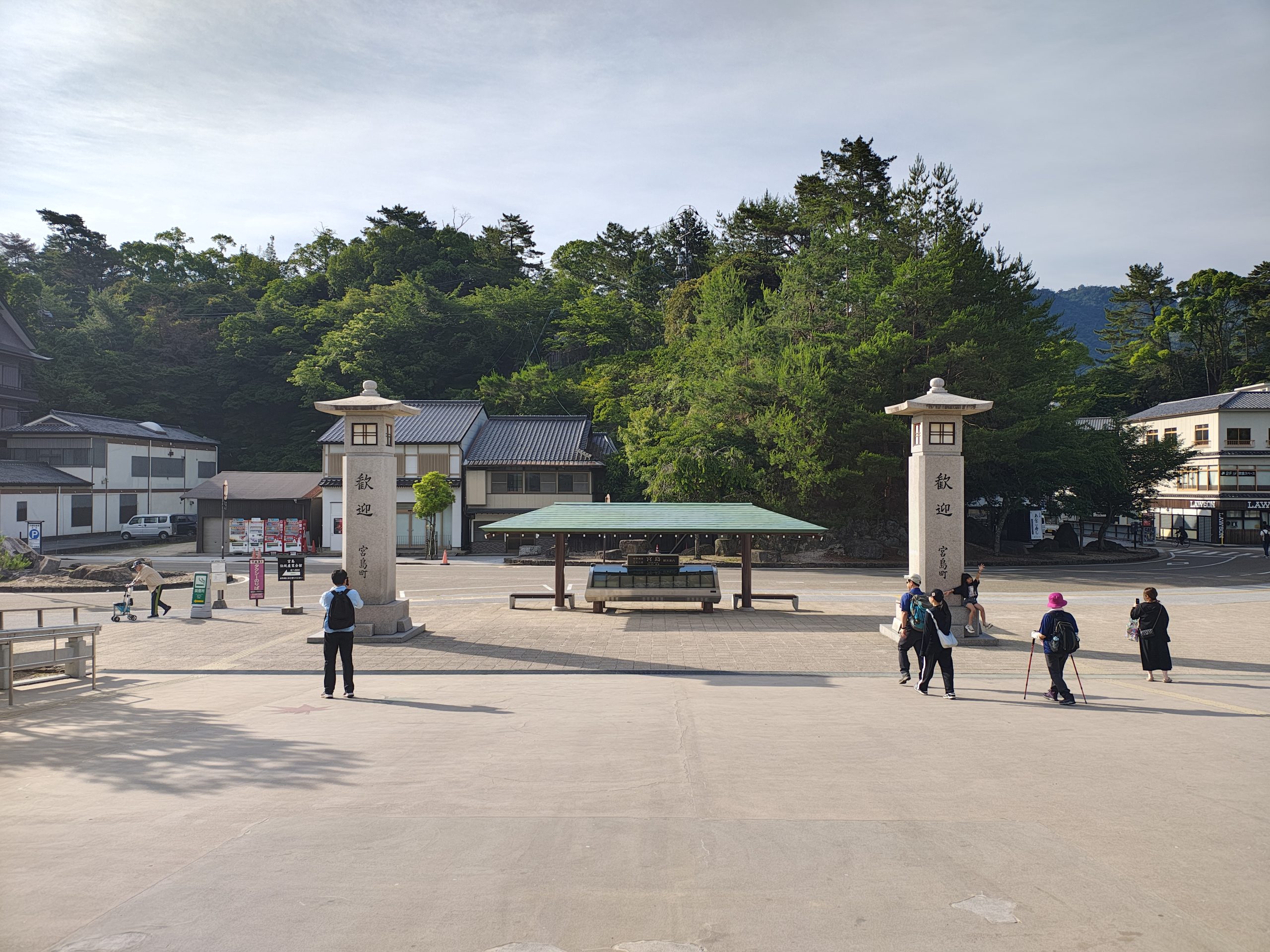 宮島上陸 ウェルカムフォトスポット