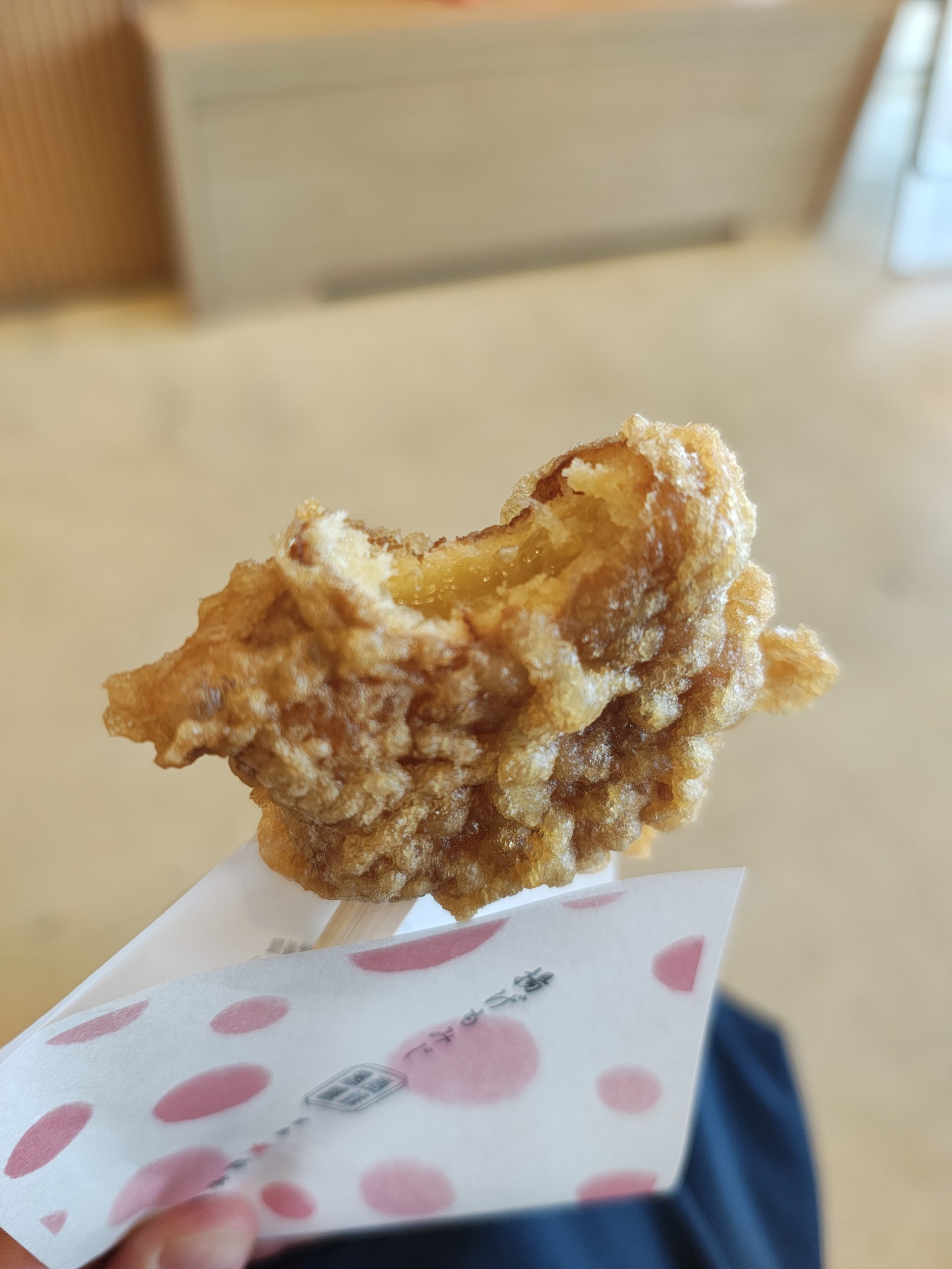 あげもみじ チーズ サクサクの衣ドアップ